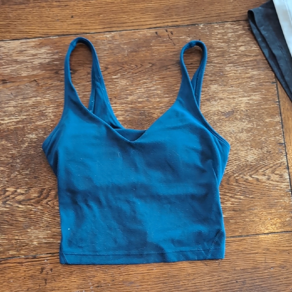 lululemon athletica Blue Tank Top